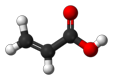 acrylic acid atom structure